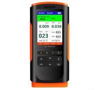 Monitor de calidad del aire con pantalla LCD de 2,8 pulgadas para PM2.5, PM10, CO2 y TVOC, sensor electroquímico, función de alarma, batería de 1200 mAh, USB-C, para casa, oficina, escuela