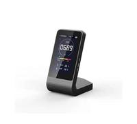 Monitor de Calidad del Aire, Detector de CO2 3 en 1 con sensor monitor tipo C-USB 4 luces colores, alarma, temperatura calidad del aire for interiores Para el Hogar, Autos y Plantas