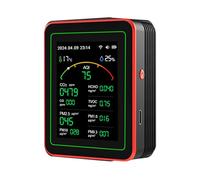 Monitor De Calidad Del Aire Doméstico - Detector en Tiempo Real, Probador De Humedad Interior, Detector De Calidad Del Aire Compacto, Dispositivo Portátil | Monitor De