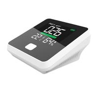 Monitor de calidad del aire inteligente, sensor de calidad del aire 3 en 1 | Detector de aire multifuncional Datos en tiempo real Registro de valor medio para el hogar y varios