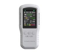 Monitor de calidad del aire para interiores, Detector de calidad del aire 8 en 1 CO2 CO PM2.5 HCHO TVOC Monitor de humedad y temperatura probador de calidad del aire multifunción de alta precisión par