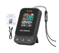 Monitor de calidad del aire para interiores, sensor profesional en tiempo real, probador de aire alimentado por batería para el hogar con temperatura y humedad, para el hogar, interior, habitación