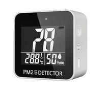Monitor de Calidad del Aire, PM 2 5 Detector SW-825 Digital PM2. Sensor Meter Mini Portable Measuring Device Real Time Professional Air Monitoring Para el Hogar, Autos y Plantas