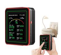 Monitor de calidad del aire - Sensor de | Probador de aire interior en tiempo real, dispositivo de medición de temperatura, humedad, PM TVOC HCHO, oficina en casa, aula, dormitorio, espacio de tra
