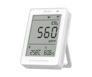 Monitor de calidad del aire Sonoff Airguard CO2 NDIR Wi-Fi Matter USB-C Blanco