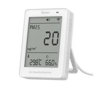 Monitor de calidad del aire Sonoff Airguard PM2.5 PM10 Wi-Fi Matter USB-C Blanco