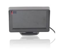 Monitor de Cámara de Respaldo con Pantalla LCD a Color de 4,3 Pulgadas, Compatible con Cámara de Coche, DVD, VCD, STB, Monitor de Coche para Coche, SUV, Furgoneta, Camión