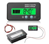 Monitor de capacidad de batería, probador universal para baterías de plomoácido y litio, pantalla LCD, dispositivo de medición de batería DC 12 V-72 V, luz verde