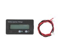 Monitor de capacidad de batería y voltímetro LCD para baterías de litio y ácido - Pantalla de uso de energía del acumulador con interruptor manual - Soporte para rango de 7,4 V a (CHV-48B)