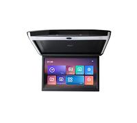 Monitor de Coche 17,3 Pulgadas Pantalla IPS 2 + 16GB Montaje en Techo TV Multimedia 1080P Reproductor vídeo BT Viajes Familiares por Carretera(17.3 IPS Black)