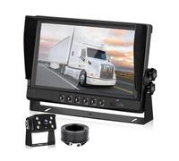 Monitor de coche AHD de 9 pulgadas, 4 divisiones, 1080p, grabadora DVR, pantalla de coche + 1 Uds., cámara de visión trasera, grabadora de pantalla LCD for camión RV