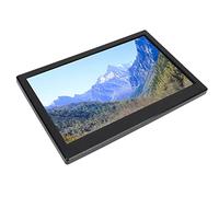 Monitor de Computadora de 11,6 Pulgadas, Control Remoto Monitor de Pantalla LCD a Color Altavoces Duales Interfaz Multimedia HD Entrada VGA AV BNC USB para Viajes (Enchufe de la UE)