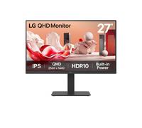 Monitor de computadora LG 27BA54QB-B 68,6 cm (27") 2560 x 1440 px Quad HD LCD Negro