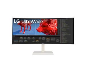 Monitor de computadora LG 38BR85QC-W 96,5 cm (38") 3840 x 1600 px UltraWide Quad HD+ LCD Blanco