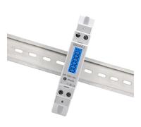 Monitor de consumo de energía, medidor eléctrico monofásico de carril Din, 110V/220V, 50/60Hz, RS485, pantalla Digital, Wott Volt Amp(DDS661-RS485 AC220V)