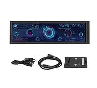 Monitor de Datos de Computadora IPS de 8,8 Pulgadas, Monitor de Temperatura de 1920x480, Pantalla de Visualización de Datos de PC CPU RAM HDD, Pantalla de Panel de Sensor, para RPi para para