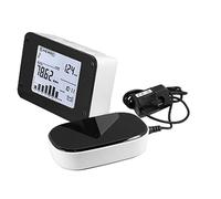 Monitor de electricidad inalámbrico para rastrear el consumo de energía en tiempo real para medidor de potencia monofásico o trifásico, blanco y negro