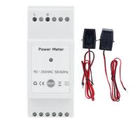 Monitor de electricidad inteligente PolyGen con abrazadera CT de 120 A, conexión WiFi, medición bidireccional AC90-250 V para sistemas solares fotovoltaicos, monitor de consumo de