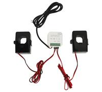 Monitor de Energía Inteligente, 2,4 GHz Corriente Medidor de Alicates Medición en Tiempo Real Registro de Datos 35mm Instalación de carril DIN APP Ver AC90-250V para el hogar