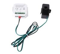 Monitor de energía para el hogar inteligente con medidor de electricidad de abrazadera monofásico, monitoreo en tiempo real Control de aplicación inteligente TUYA, monitor de