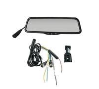 Monitor De Espejo Retrovisor Digital Coche De 9,66 Pulgadas Pantalla Completa AHD 1080P Ajuste Automático del Brillo De Pantalla Cámara Reserva Coche(4PIN Connector)