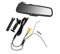 Monitor de Espejo Retrovisor, Monitor de Atenuación Automática de Espejo Retrovisor de 4.3 Pulgadas para Automóvil con Soporte Mirror Dash CAM Black