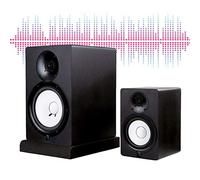 Monitor de Estudio de 2 Piezas Almohadillas de Aislamiento Acústico de Alta Densidad Espuma Acústica, Altavoces de Altavoces de Monitor de Estudio Altavoces de Aislamiento,