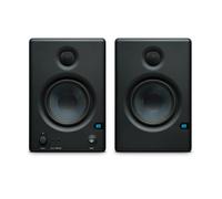 Monitor de estudio PreSonus Eris 4.5 de alta definición, 2 vías, 4.5 pulgadas, con dos cables de instrumentos, y paño de pulido, par