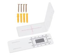 Monitor de Fisuras para Concreto | Detector De Medición De Acrílico En Forma De L - Instrumento para Medir Grietas - Para La Detección Y El Seguimiento En Las Paredes De Los