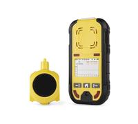 Monitor de Gas de Bomba Digital O2 H2S CO LEL Detector de Fugas de Gas Combustible con vibración, alarmas visuales y audibles Monitoreo rápido(with Pump)