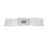 Monitor de grietas | Calibrador comparativo de maíz de esquina de pila transparente transparente, herramienta de medición de historias para grietas estándar y esquineras