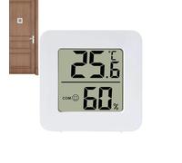 Monitor de humedad a temperatura - Higrómetro para interiores con termómetro de ambiente preciso - Sensor de humedad flexible para el confort del aire interior, monitoreo de temperatura en real