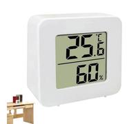Monitor de Humedad | Termómetro Ambiente,Dispositivo Electrónico con Pequeña Pantalla LCD para Bodega Refrigerador Ático Congelador Garaje Aula