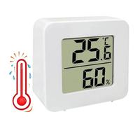 Monitor de Humedad - Termómetro De Ambiente - Pequeño Medidor Electrónico Preciso para Bodega, Autocaravana, Habitación de Bebés, Congelador, Sótano y Gallinero