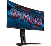GIGABYTE Monitor de juegos curvo OLED WQHD MO34WQC2 de 34" - 3440 x 1440, 240Hz, 0.03ms, KVM, 250 cd/m², FreeSync Premium Pro, DisplayHDR True Black 400, HDMI 2.1, Displayport 1.4
