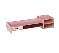 Monitor de Madera Premium Soporte para computadora portátil Soporte para la Pantalla de la computadora (Rosa)