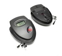 Monitor de máquina de remo con pantalla de detección de velocidad y frecuencia cardíaca para bicicleta de fitness, contador de tiempo, seguimiento de calorías, conector de 2 pines, diseño ligero