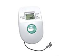 Monitor de máquina de remo con pantalla LED, medidor de contador de conector Sm de 2 pines para equipos paso a paso y fitness, consola ligera de abdominales que rastrea el tiempo y las calorías