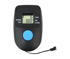 Monitor de máquina de remo, pantalla electrónica LCD con seguimiento de tiempo/velocidad/calorías, conector de 2 pines, para entusiastas del gimnasio en casa y el fitness, color negro (paquete de 1)