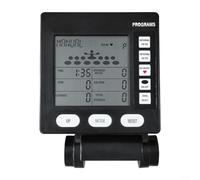 Monitor de máquina de remo, pantalla LCD, monitor de máquina de remo, contador de fitness, medidor de rendimiento con tiempo y distancia, seguimiento de calorías, múltiples modos de entrenamiento