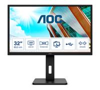 Monitor de oficina AOC Q32P2 - ajuste de altura, altavoces