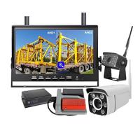 Monitor de Pantalla IPS 10,1 Pulgadas, 1080p, Zoom óptico 30x, cámara inalámbrica, señal Digital for grúa Torre, Carretilla elevadora(10.1 Inch Kit3)