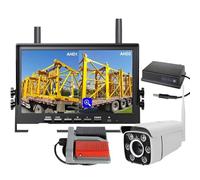 Monitor de Pantalla IPS 10,1 Pulgadas, 1080p, Zoom óptico 30x, cámara inalámbrica, señal Digital for grúa Torre, Carretilla elevadora(10.1 Inch Kit2)