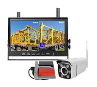 Monitor de Pantalla IPS 10,1 Pulgadas, 1080p, Zoom óptico 30x, cámara inalámbrica, señal Digital for grúa Torre, Carretilla elevadora(10.1 Inch Kit1)