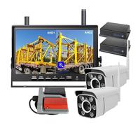 Monitor de Pantalla IPS 10,1 Pulgadas, 1080p, Zoom óptico 30x, cámara inalámbrica, señal Digital for grúa Torre, Carretilla elevadora(10.1 Inch Kit4)