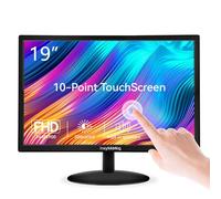Monitor de pantalla táctil FHD 1440x900 de 19 pulgadas, pantalla multitáctil HDMI, VGA tipo B, altavoces duales, 60 Hz, VESA, ángulo de visión amplio de 170°, brillo de 300 cd/m², ajuste