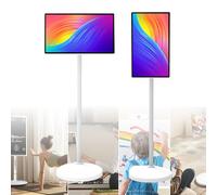 Monitor de pantalla táctil portátil con batería integrada, rotación giratoria completa para entretenimiento y productividad sobre la marcha