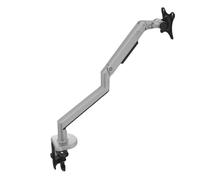 Monitor de Pantalla única V8, Soporte Escritorio hacia Arriba y Abajo, Colgador Giratorio Universal for computadora 17-38 Pulgadas(Silver)