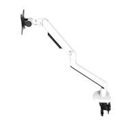 Monitor de Pantalla única V8, Soporte Escritorio hacia Arriba y Abajo, Colgador Giratorio Universal for computadora 17-38 Pulgadas(White)