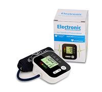 Monitor de Presión Arterial Del Brazo Superior Máquina Bp Pantalla Led Instrumento de Medición de La Presión Arterial con Altavoz Usb Recargable